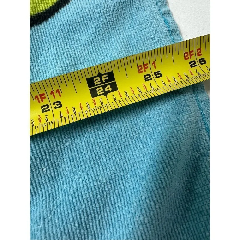 Rare Angry Birds Beach Buth Pigs Cotton Towel 51” X 26” Blue Yellow Green